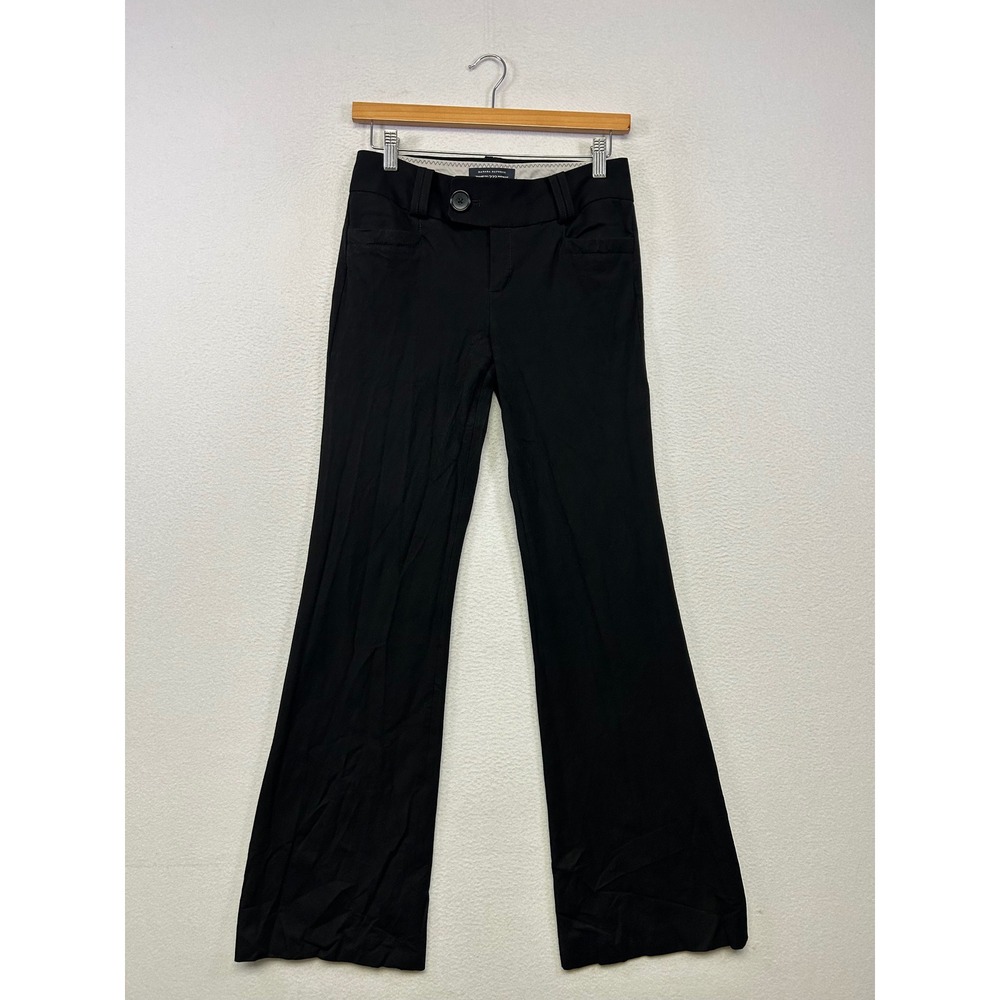 Professional Banana Republic Women 2 Black Martin Fit Flare Dress Pants Career